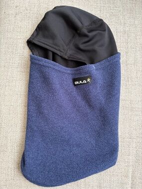 Bula Kids Navy & Black Fleece Hooded Neck Warmer